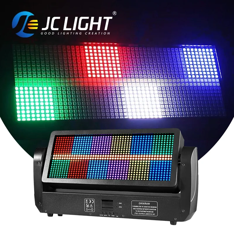New RGB Pixel Control Dj Flash Light Dmx512 12 Segments Rgbw Moving Head Stage Strobe Light