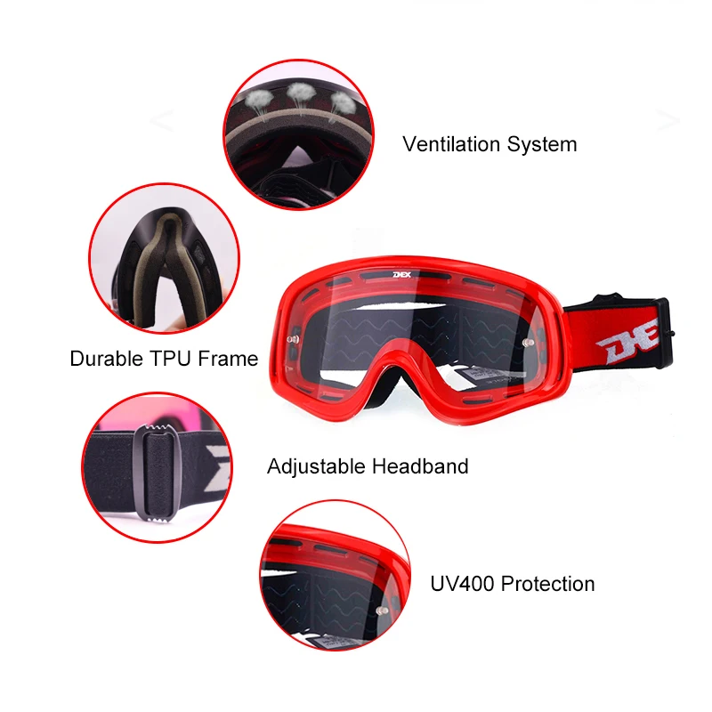 Hot sale Motocross goggles high quality adult fashion motorcycle off road racing goggles