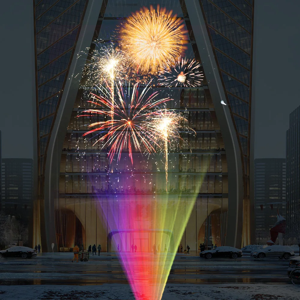 
2021 New Product ! 200W 300W LED Gobo projector light / Outdoor led Effect advertising projector lighting device 