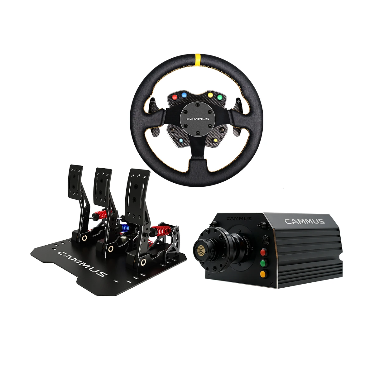 CAMMUS Driving Force Sim гоночный симулятор колеса Игровой руль набор для ПК