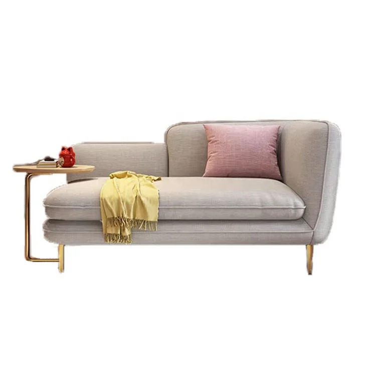 Высокое качество Современная гостиная бархатная loveseat 2 3 места диван-шезлонг с боковым столиком