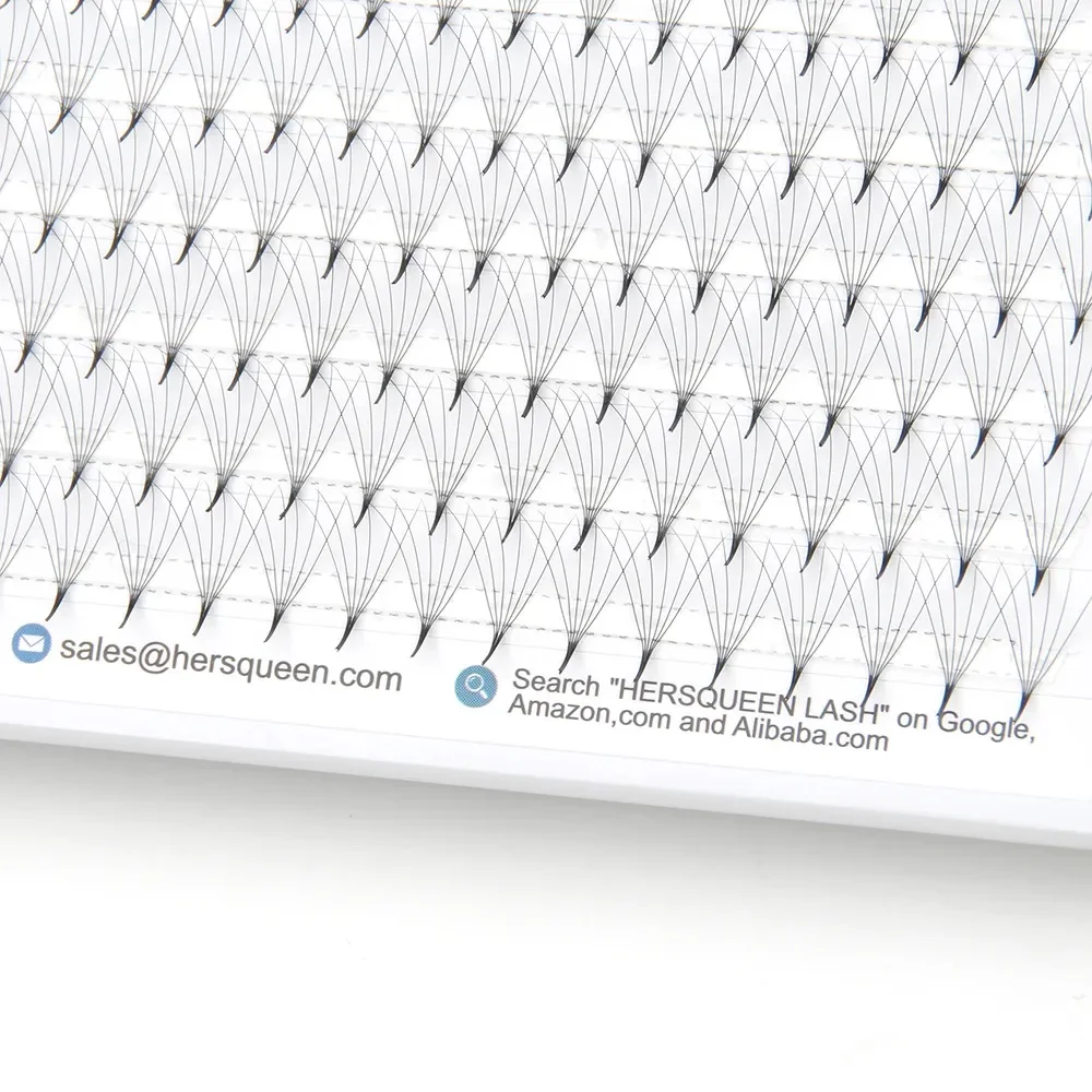 0.07 mm C Curl Premade Volume Lashes Pointed Base Premade Fans Lashes 3D Fluffy Russian Volume Fans Lashes Best Price Wholesaler