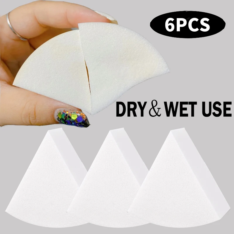 Latex Free Foam Wedges Cheapest Price Hydrophilic Make Up Sponge Non-latex Cosmetics Disposable Wedge Makeup Sponge
