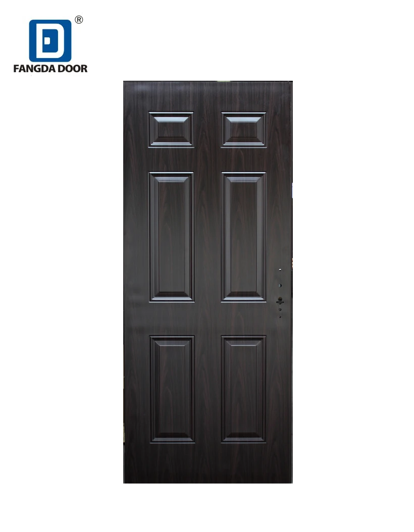 Fangda single iron door designs American steel doors