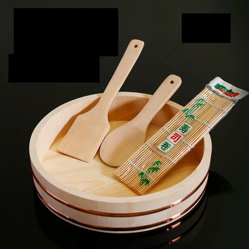
Japanese Wooden Sushi Berrel Sushi Oke Sushi Hangiri 