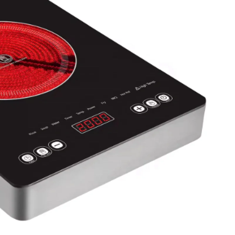 New 2000w high power electric ceramic stove household touch type electric stove with inner outer double ring heating area choose