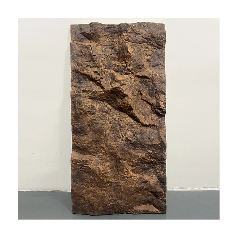 New Color Series 3D PU stone wall panel rock stone veneer wholesale price faux stone made in China