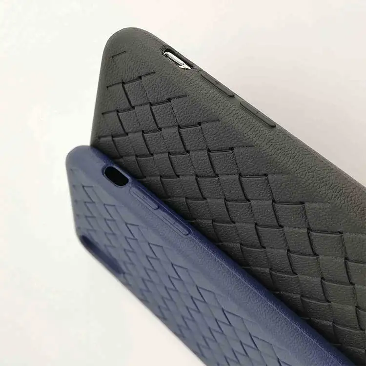 Wholesale Price Shockproof Weave TPU Mobile Accessories Phone Cases for iPhone 13 Pro / Nokia 2 3 8 5 / VIVO / OPPO / Motorola