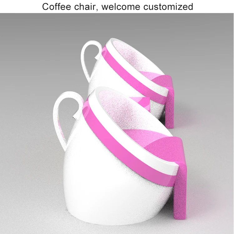 Modern Outdoor Coffee Cup Chair Cake Table Set Commercial Furniture Chairs for Restaurant/coffee Shop