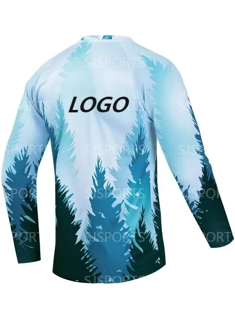 NEW Motocross Jersey Maillot Ciclismo Hombre DH MTB MX Downhill Jersey MTB Jersey Off Road Mountain Cycling Shirt