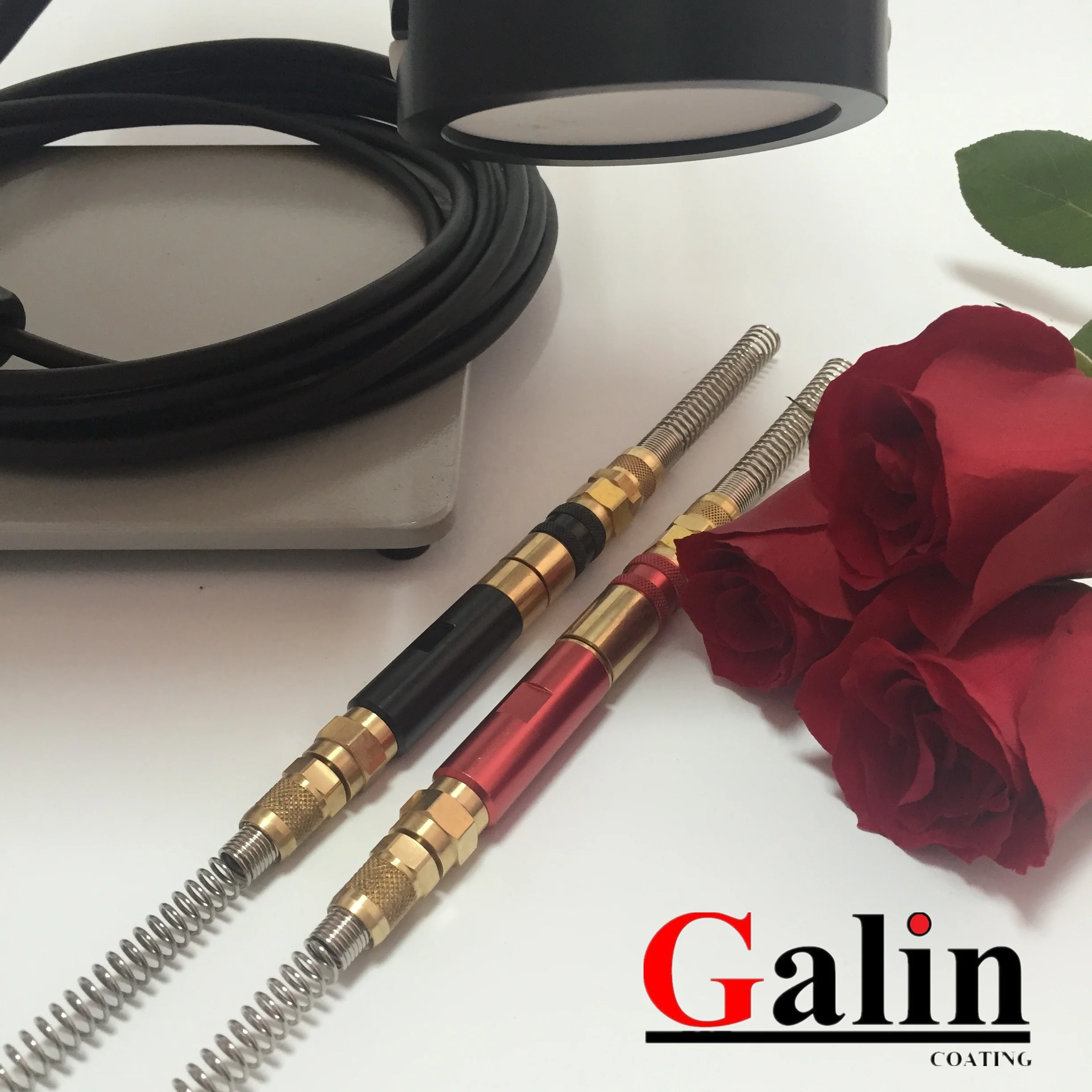 Manual electrostatic lab powder coating spray gun with powder coating equipment