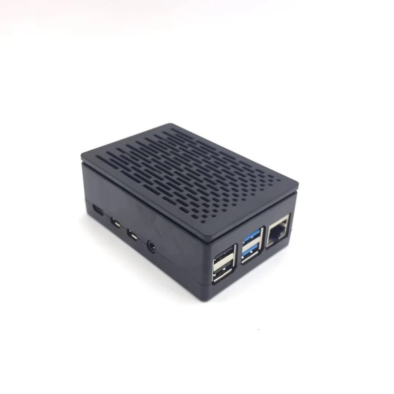 Корпус хорошего качества для Raspberry Pi 4B + может быть установлен с радиатором вентилятора и сенсорным экраном