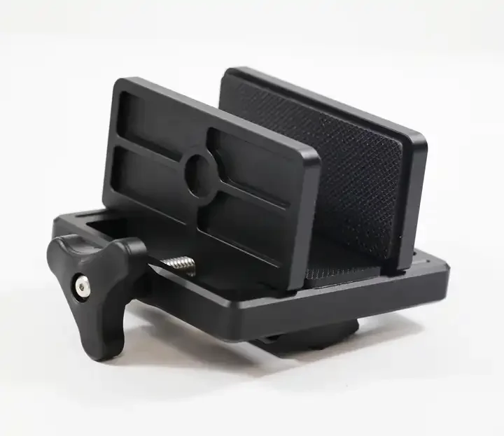 Universal Clamp Aluminum Tripod Mount Adapter Precision Clamp Saddle Shooting Rest for Hunting, Shooting and Outdoors
