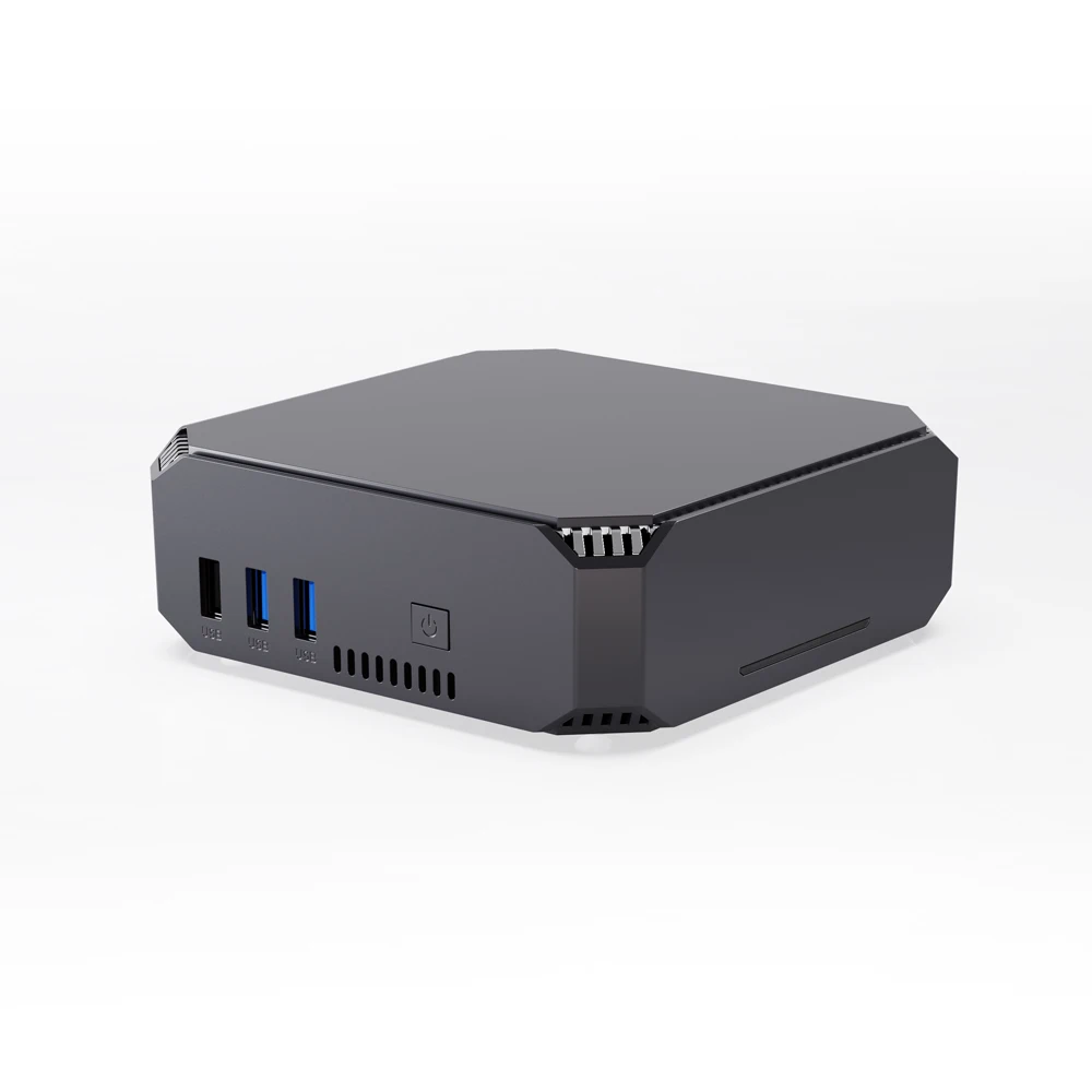 CLYTTE Latest GK2 Barebones Mini PC Gemini Lake J4125 Winds10 4K DDR4 M.2 SSD With Fan PC Computer Mini Pc Arm Desktop