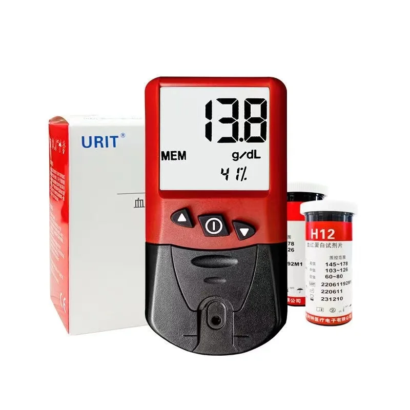 URIT-12 hb meter hemoglobin test equipment H12 hemoglobin test strip