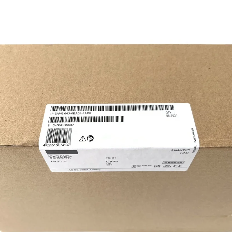 New  Touch Panel HMI Monitor 6AV6643-0CD01-1AX0 6AV6643-0BA01-1AX0 6AV6545-0CA10-0AX0 6AV6545-0DA10-0AX0 6AV6642-0DA01-1AX0
