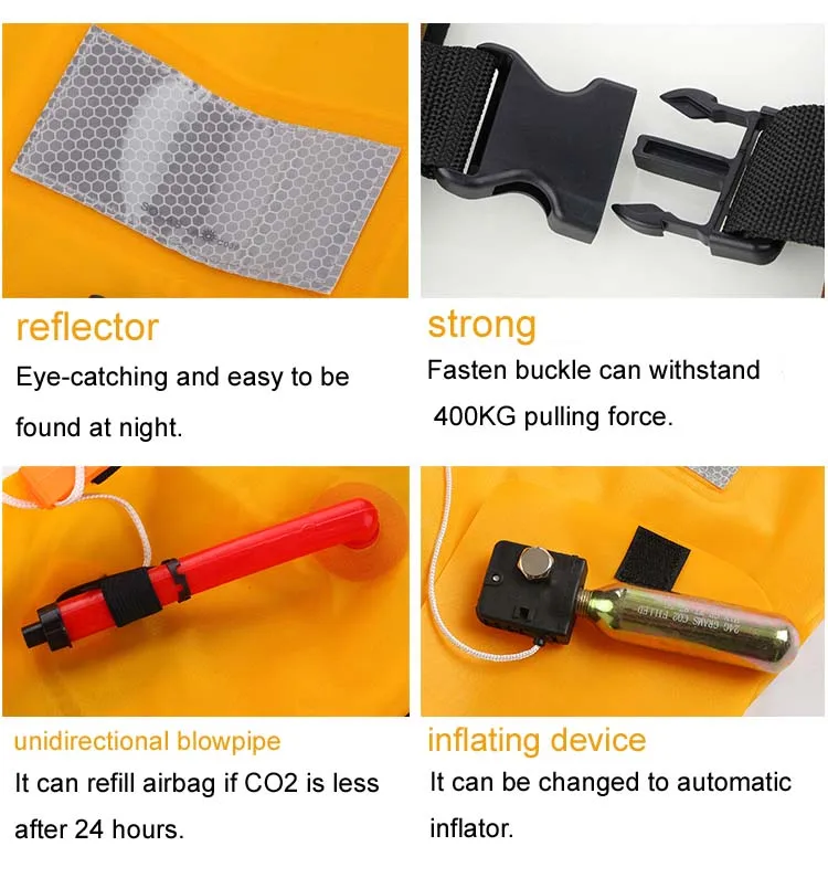 Ready for Shipment several colors inflatable lifesaving belt