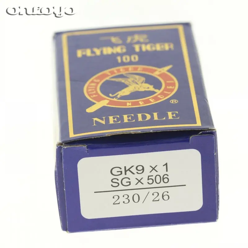  Flying Tiger иглы GK9 * 1 SG 506 26/230 27/250 для мешок запечатывания тюбиков Запчасти Новая длинная брендовая GK26-1A / NP-7A 100