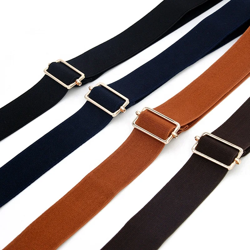 Men Stretch Pants Invisible Elastic Waist Belt No Buckle Free for Women