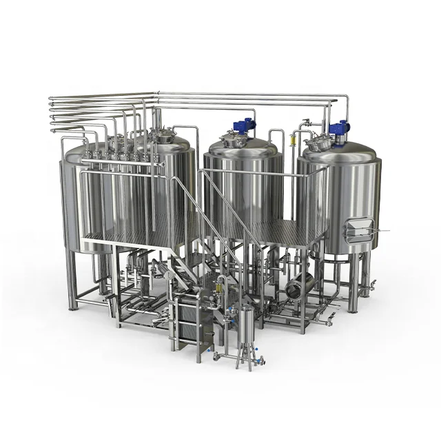1000 Liter Industrial Beer Making Machine Stainless Steel Beer Brewing  Equipment