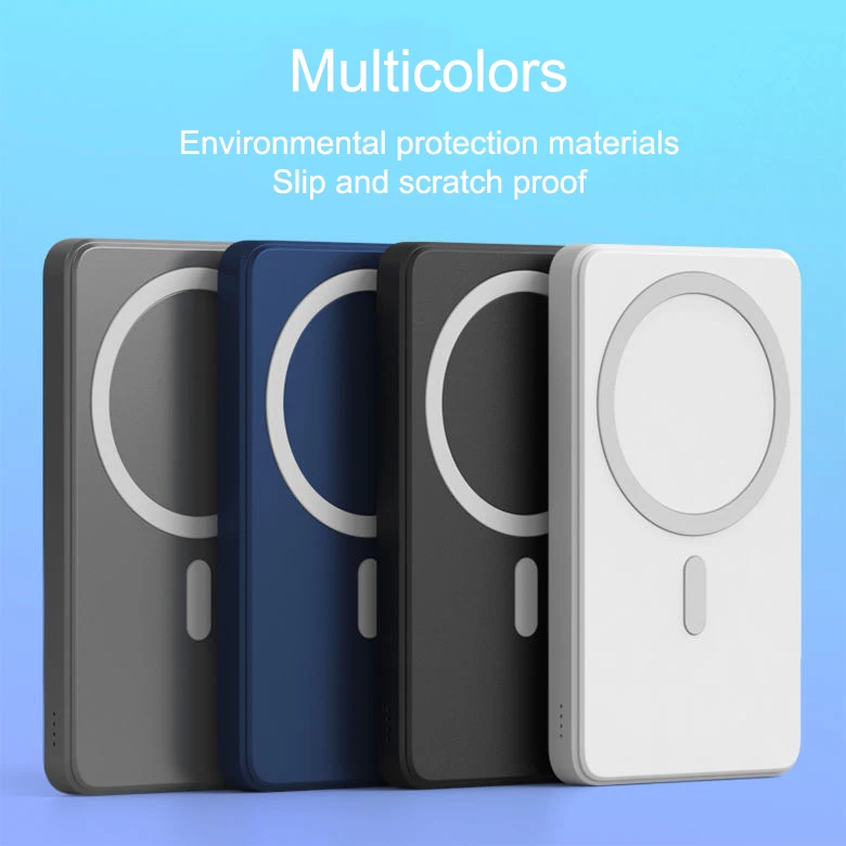 
Dropship PD 20W QC 3.0 Portable magnetic battery bank 5000mah 10000mah magsafing wireless power bank banco de energia magnetica 