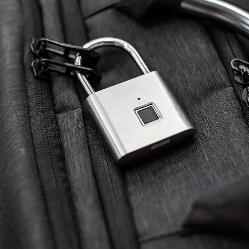 KERUI водонепроницаемый портативный USB зарядка цинковый сплав металлический умный отпечаток пальца SmartLock
