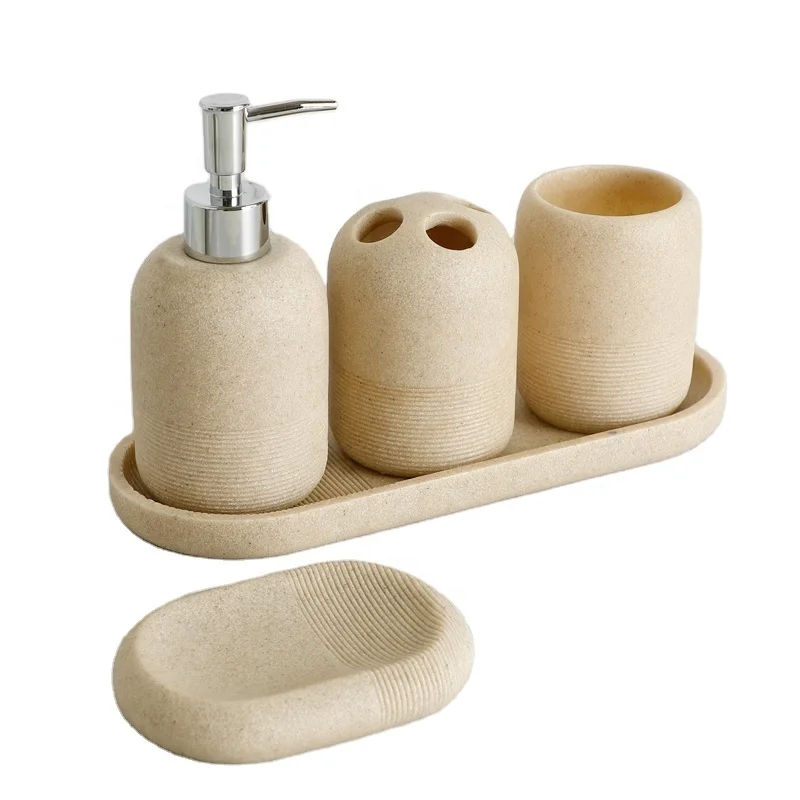 5 шт. ванной Аксессуары для ванной комнаты зубная щётка держатель мыла мыльница стакан набор аксессуаров для ванной комнаты