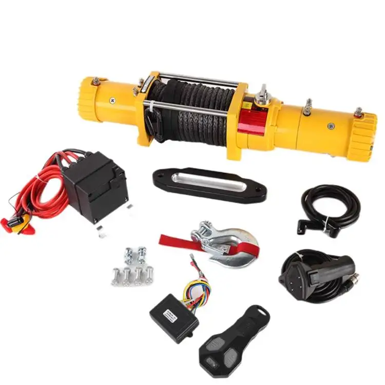 Clearance Sale Auto Other Winches Treuil Winch 17000lbs Wireless Remote Switch