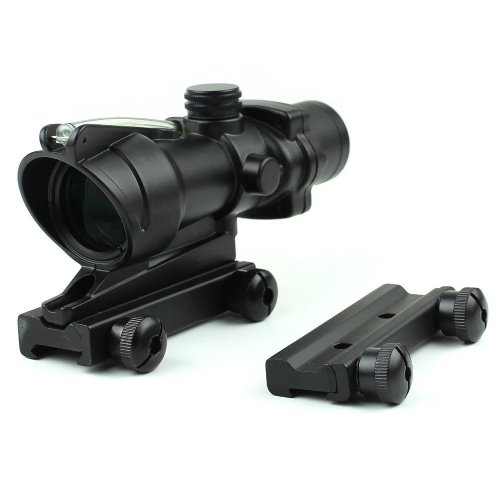 Phantom  4X32 Green real fiber scope with reticle