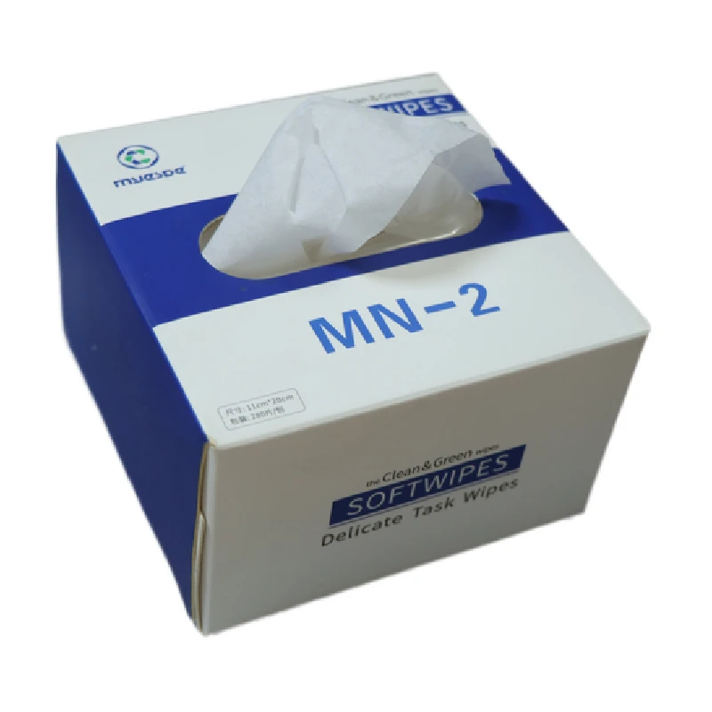 Myesde Factory Supply 1 Ply 100% Woodpulp Disposable Lint Free Lab Cleaning Wipers for Lens Cleaning