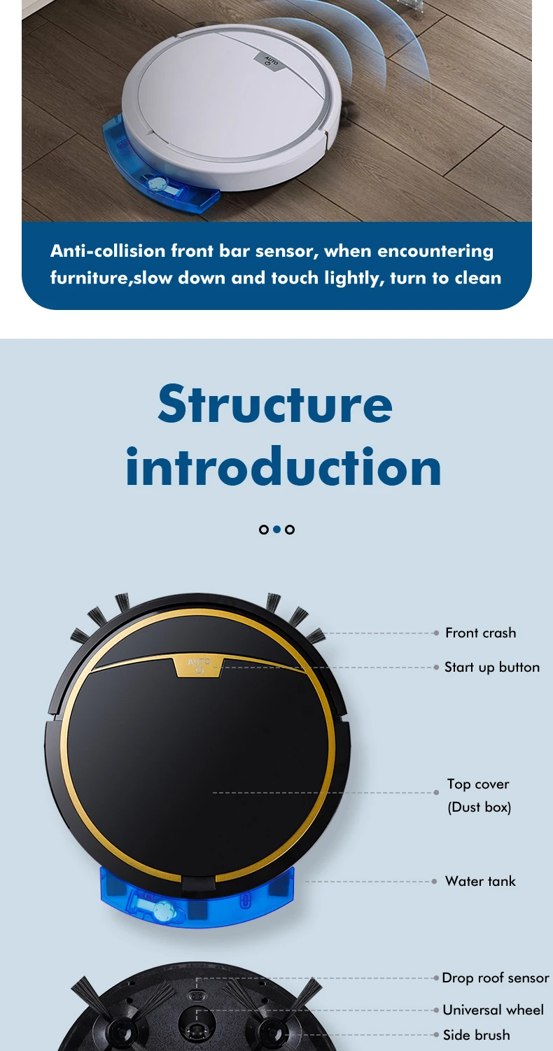 Smart Electric Robot Vacuum Cleaner Nine Core Functions Multifunctional Cleaning Mode Vacuum,mopping,sweeping