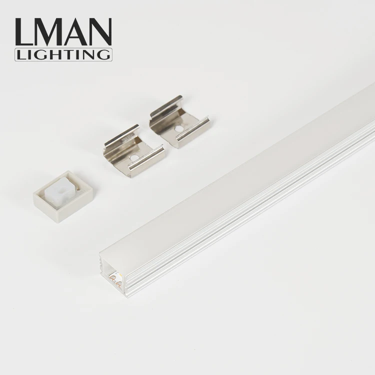 Indoor Decoration Recessed Led Aluminum Profile Strip Drywall Plaster Gypsum Lighting Channels Led Profiles Light