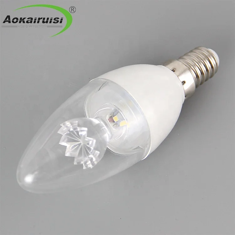 candelabra base lamp bulb c35 flicker flame tip tail e12 e14 led candle light