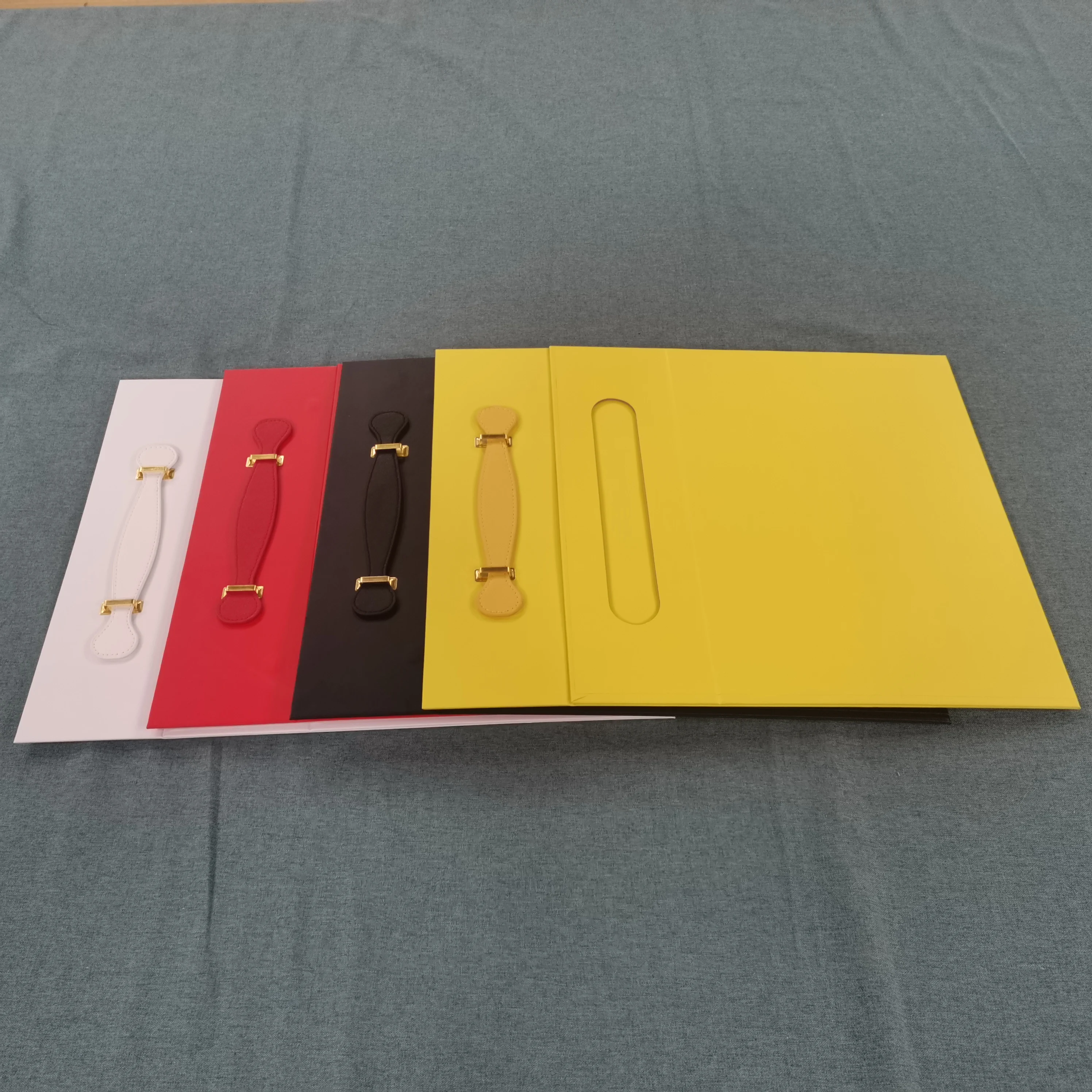 Custom Printed Handmade Luxury Gift Packaging Boxes Book Shape Hand Bag Packaging Box with Custom Logo