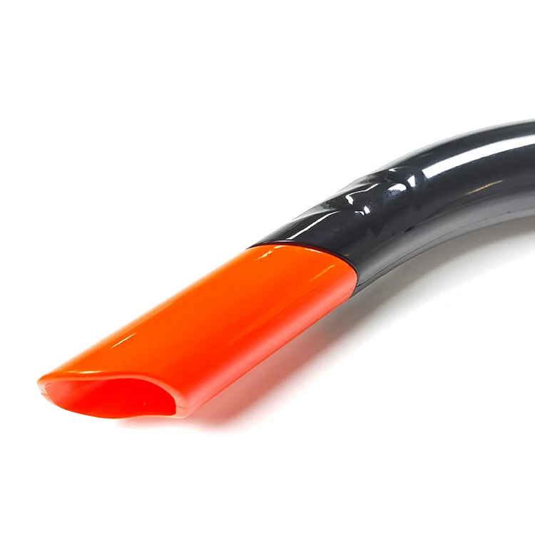 In Stock Swimming Training Snorkels Black Silicone Adult Breathing Tube for Snorkeling with High Quality Cheap Price