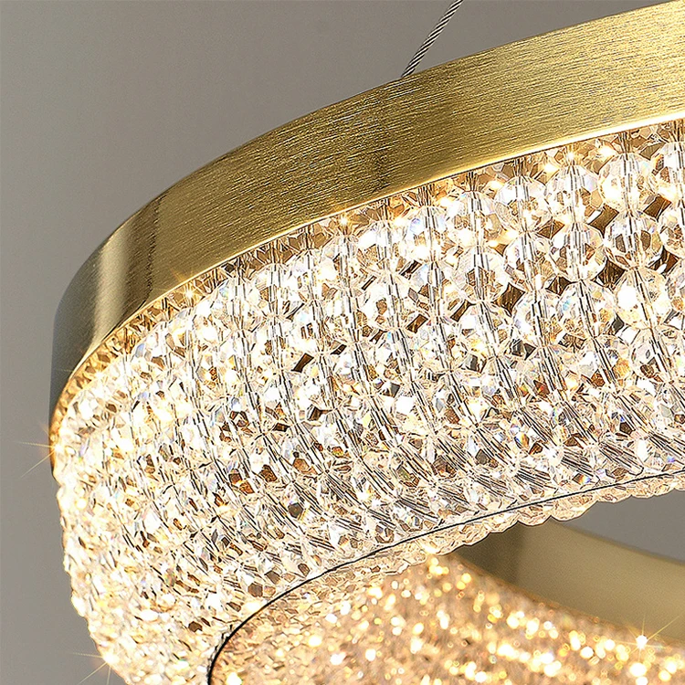 Morden Popular Decorative Home Livroom Iron Glass Bead E12 G9 Chandelier