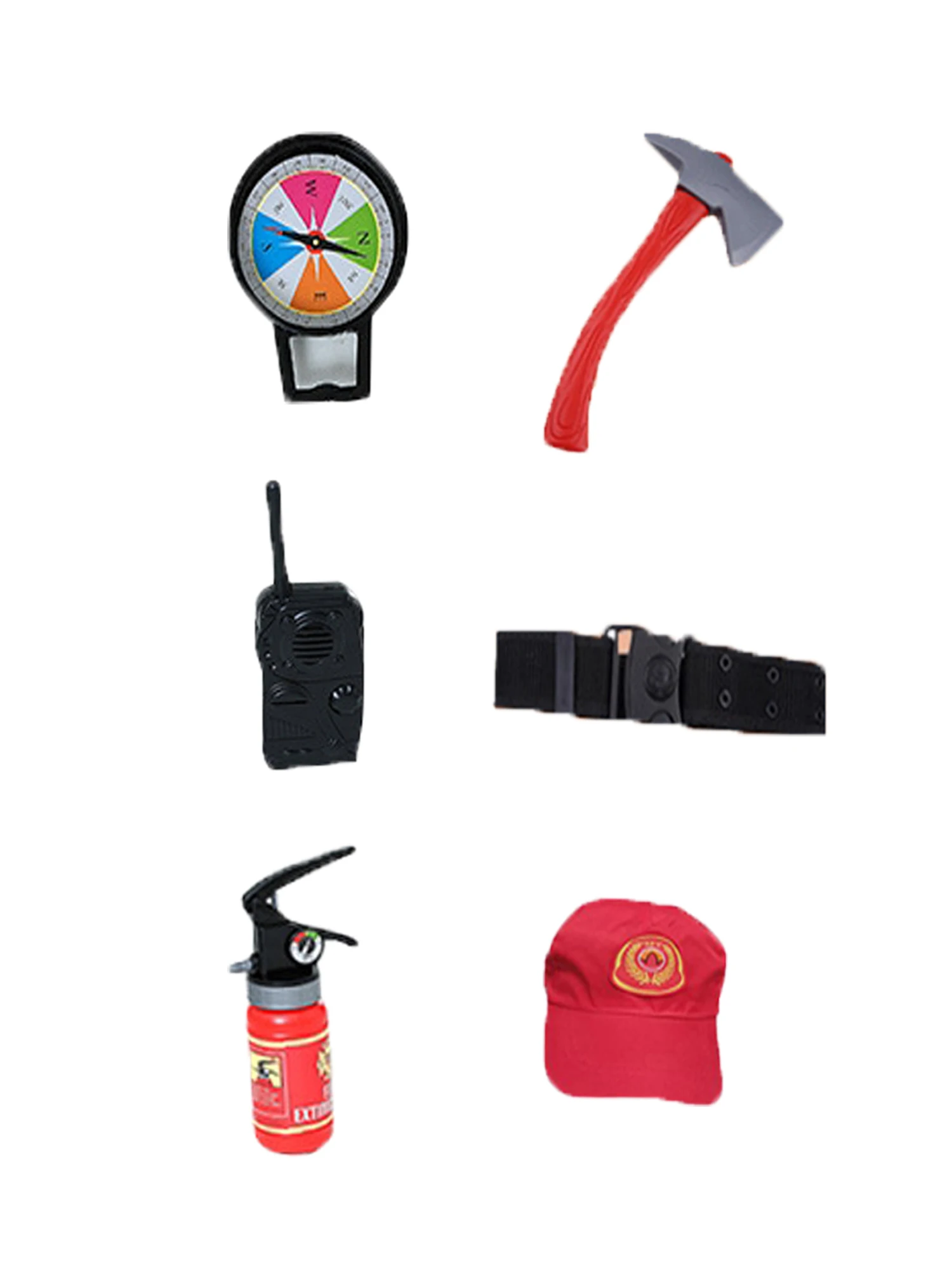 Fuyu the Most Popular Little Kids Fireman Firefighter Cosplay Costume Toys with Complete Accessories for Halloween Party