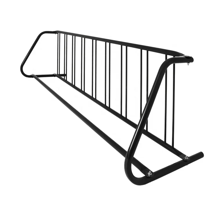 Single Sided Grid Bike Rack Steel Bike Rack Stand 5 Bike Storage Parking Rack