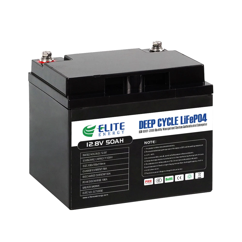 OEM 12V 10Ah 20Ah 50Ah LiFePO4 Deep Cycle Energy Storage Battery Pack 12 Volt Lithium Ion Batteries For RV Marine Solar System