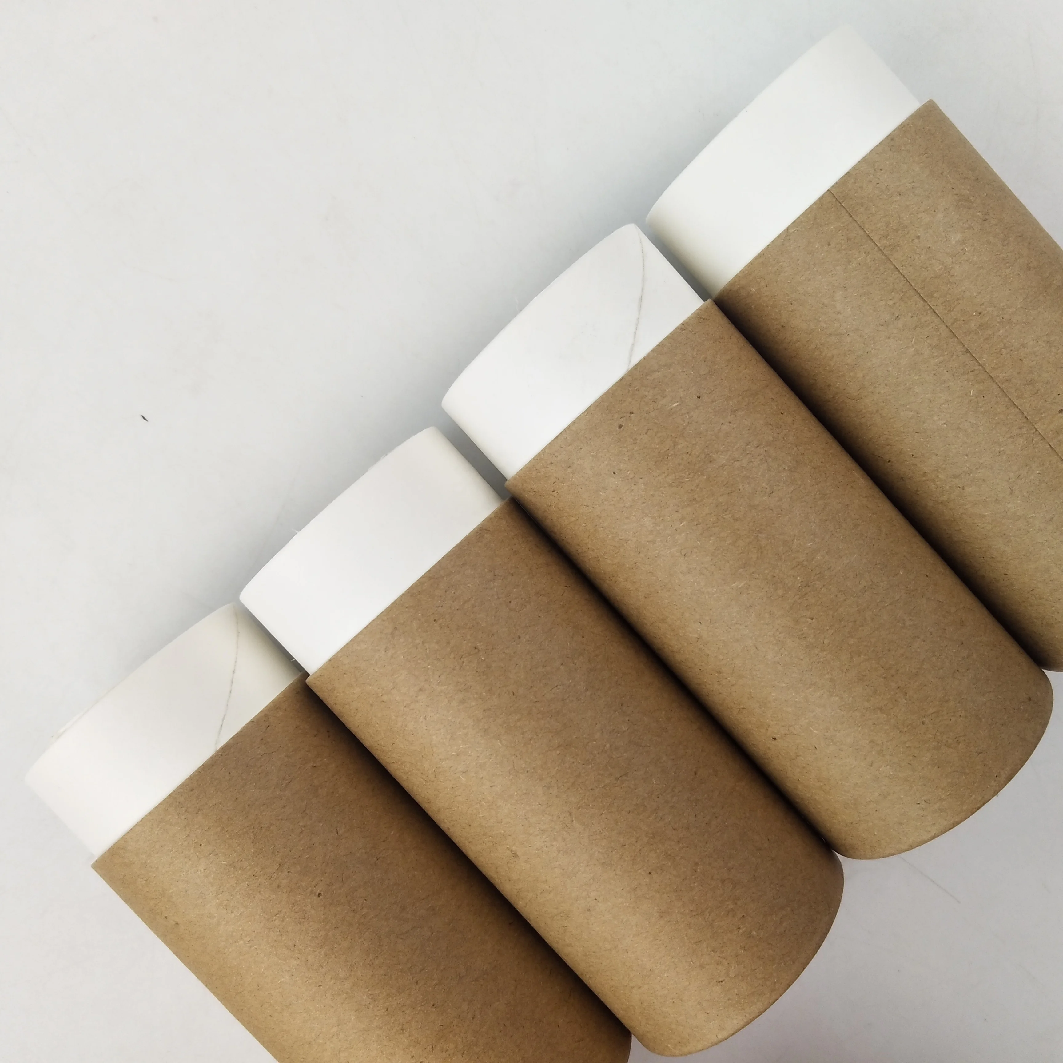 wholesale 50ml biodegradable paperboard lip balm kraft tube