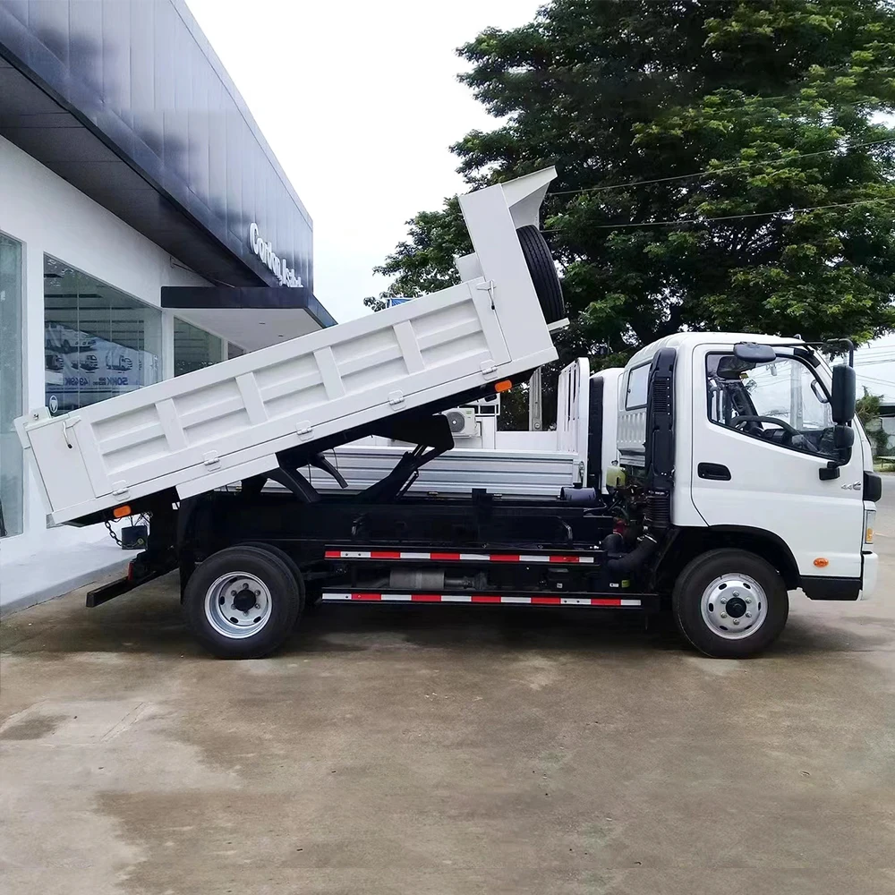 China great quality  Foton  4*2  5ton  6 wheel tipper ruck
