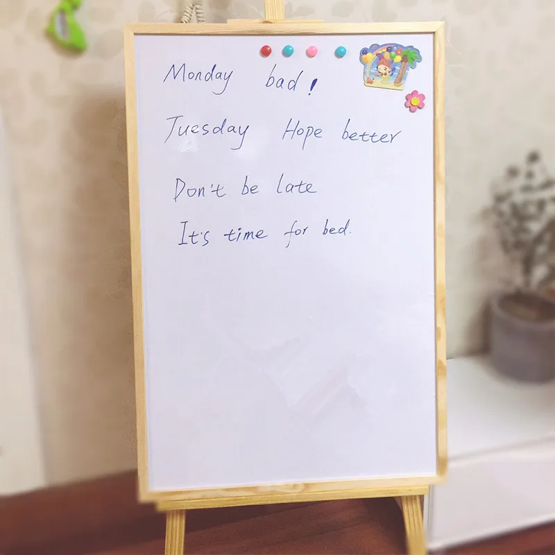 Children ABC 123 learning board educational toy for kids best selling woodenkids chalkboard portable laptop chalkboard for kids