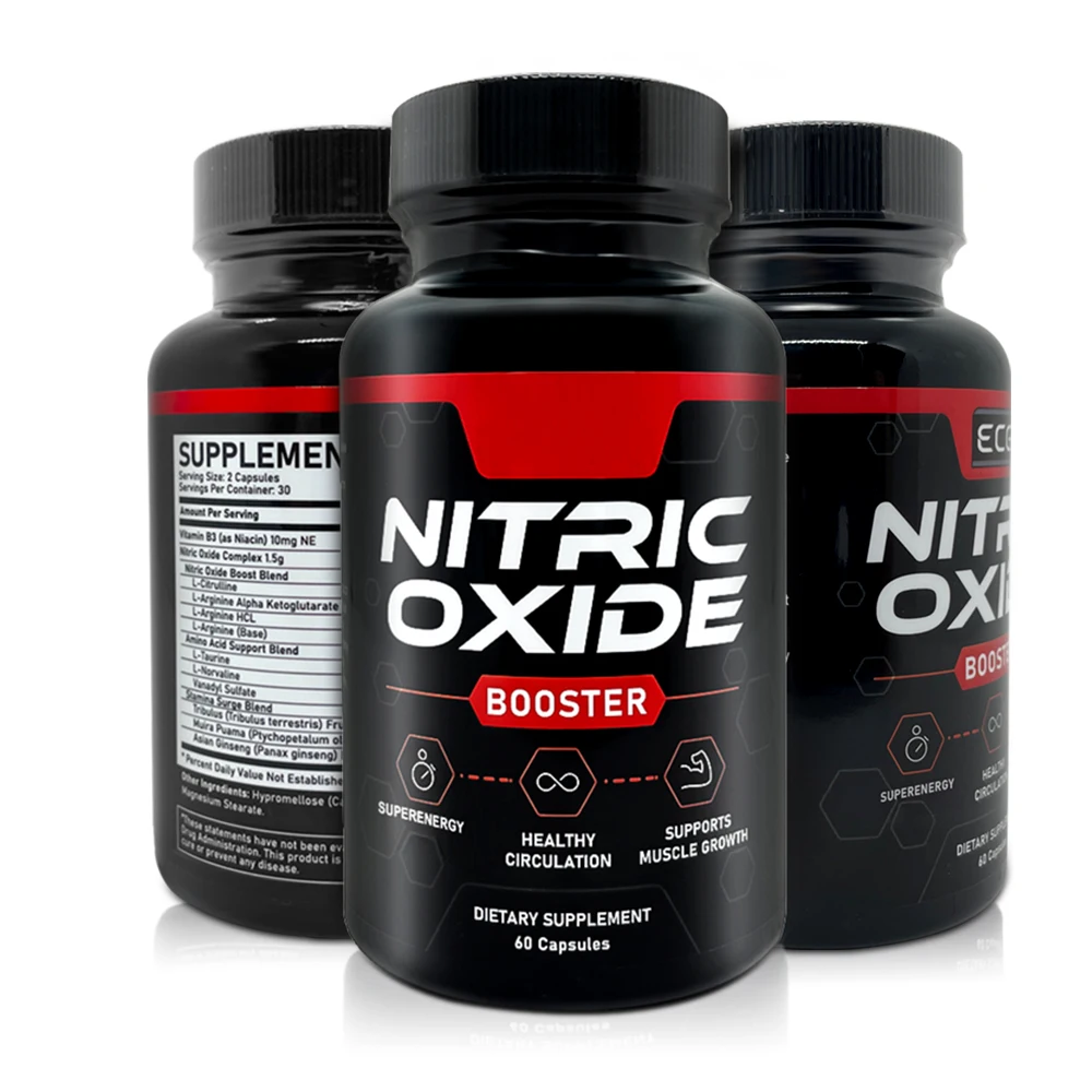 Wholesale Private Label Nitric Oxide Capsules Pills Boost Strength Energy Stamina Pre workout Muscle Male Health Supplements
