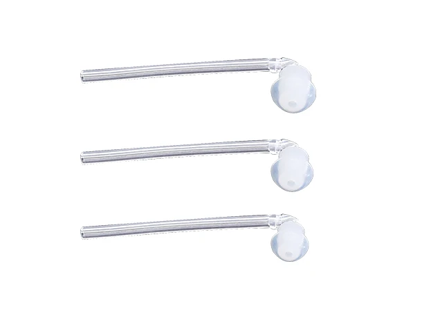 Soft ear mold bending tube transparent PVC bending tube hearing aid special R -shaped sound tubes  adaptors   Made in China