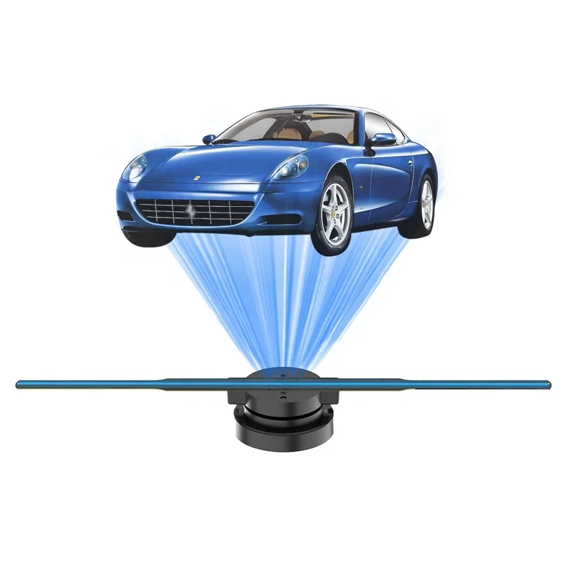 42cm 16gb Card  Holographic Hologram Advertising Led Fan Display 3d Hologram Fan For Online Retailers