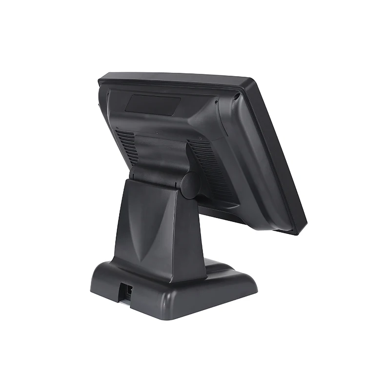 Point of sale pos system 15 inch true flat touch screen desktop computer /pos terminal for supermarket