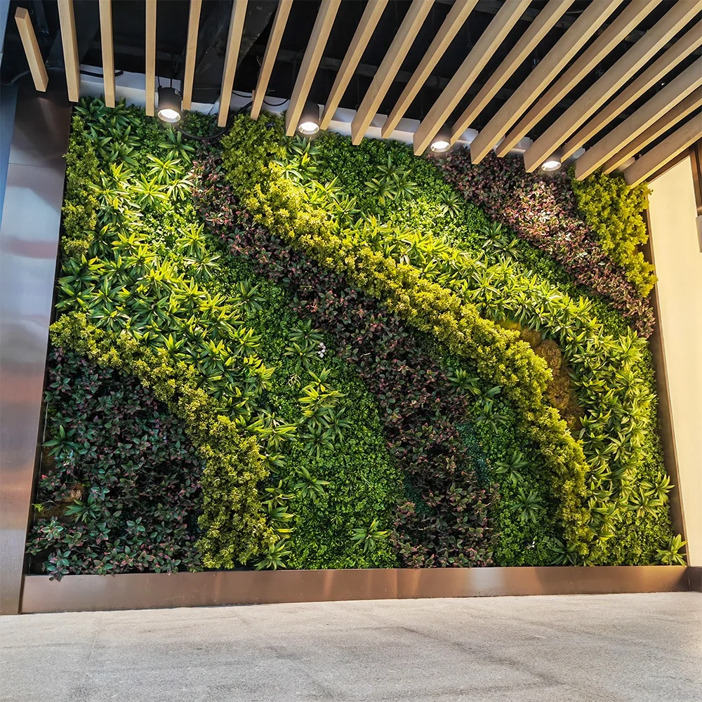 Artificial plant artificial flower Artificial Grass Wall Panels Backdrop Boxwood Panels