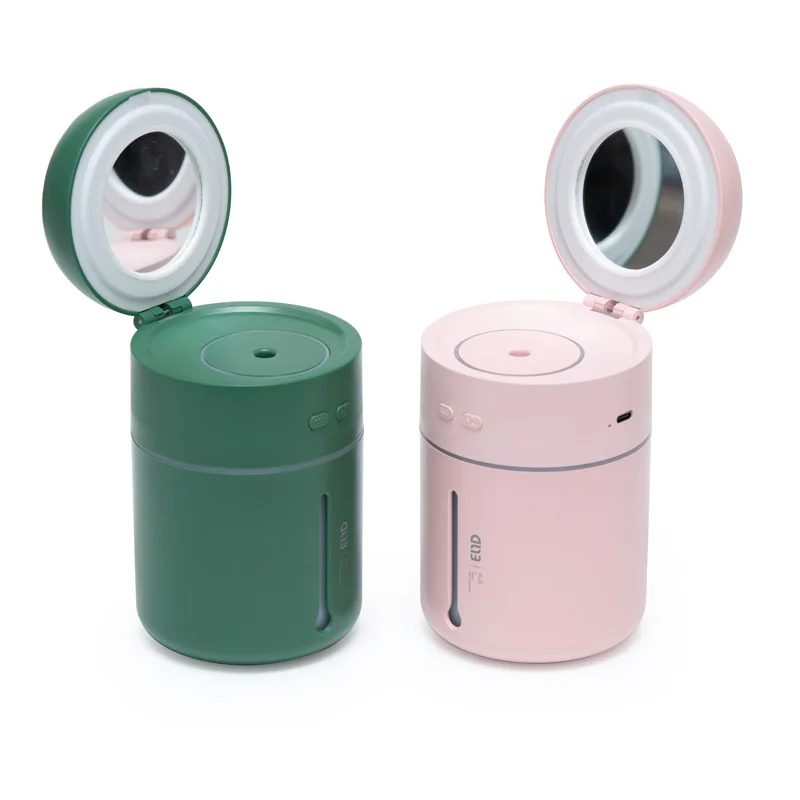 2022 Best Top-rated Multiple Functions Small Cool Mist Mirror Humidifier for Bedroom ABS