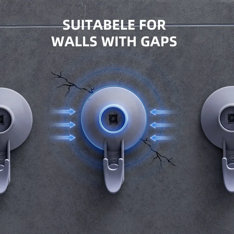 TAILI Wall Mounted Suction Wall Hook Vacuum Suction Cup Hook for Bathroom Clothes Hanger Shower Suction Cup Plastic Hook