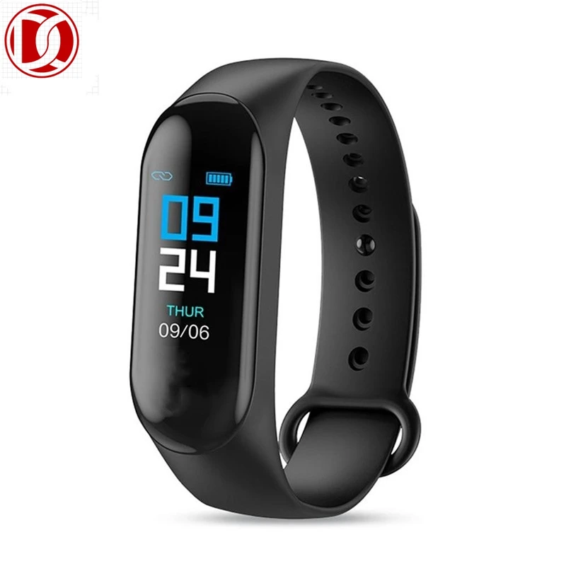 China commercial good price waterproof smartwatch M3 with heart rate blood pressure sleep monitor pedometer fitness tracker